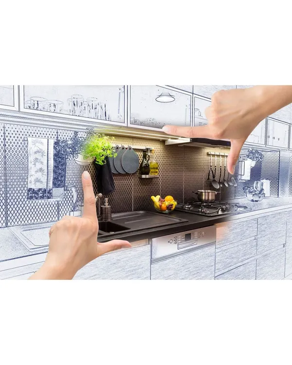 This image perfectly illustrates our process: turning a design sketch into a beautiful, functional reality. We work closely with you to visualize the project before any construction begins.