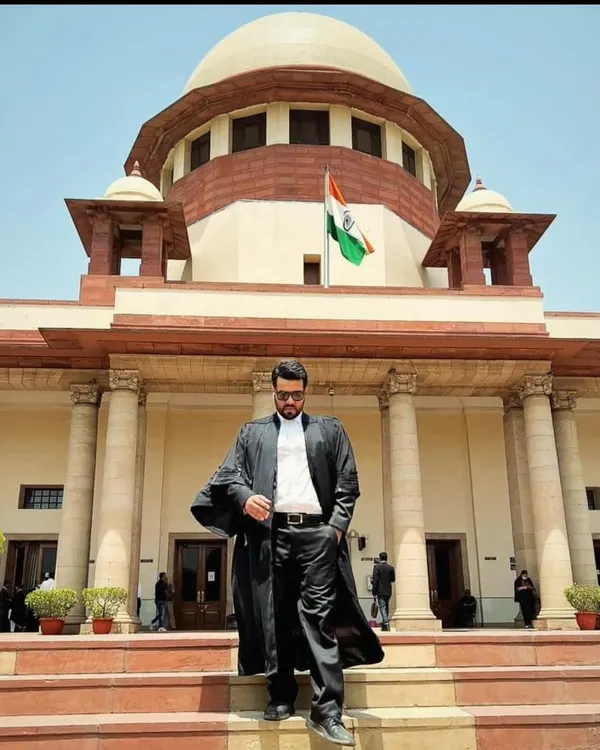 On the steps of the Supreme Court of India, where I represent clients in their most critical appellate matters. This is where the highest level of legal strategy is required.