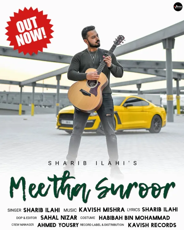 This is the official poster for 'Meetha Suroor', a track I composed and produced for the artist Sharib Ilahi. Released under my own label, Kavish Records, this project shows my end-to-end music production services, from the initial melody to the final release.
