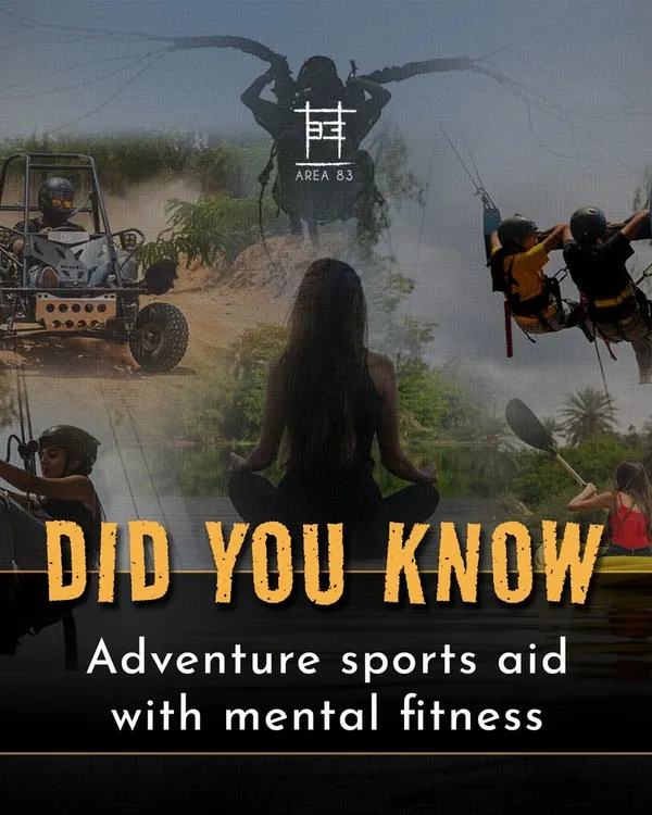 Did you know adventure sports also help with mental fitness? Activities like paintball, climbing, and even kayaking can boost confidence and reduce stress.