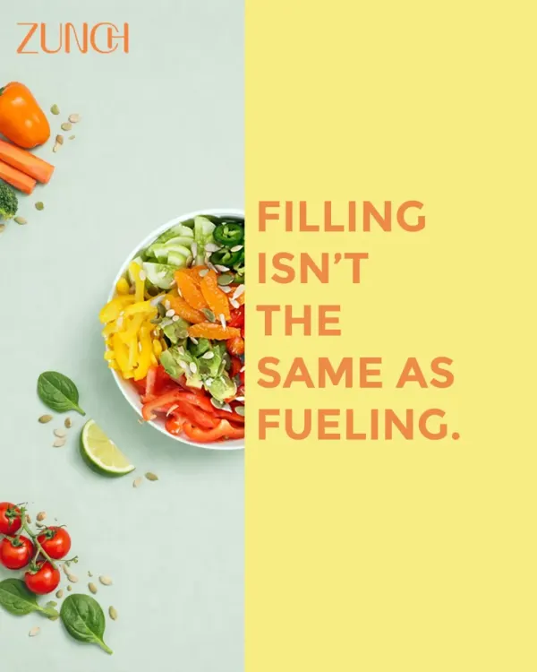 There's a big difference between simply filling your stomach and truly fueling your body. I design my meals to give you lasting energy, not a temporary fix.