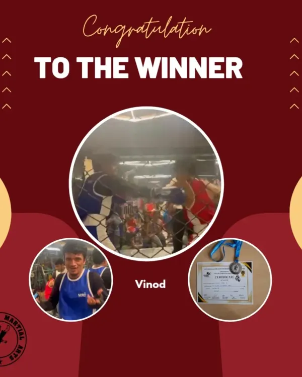 Congratulations to our senior coach, Vinod, for securing a silver medal at the Open Bangalore Amateur Boxing Championship. His achievement is an inspiration to all our students and a testament to his dedication as both a coach and a competitor.