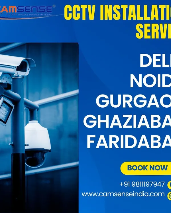 My CCTV installation service is available throughout the Delhi NCR area. I have teams ready to serve you in Delhi, Noida, Gurgaon, Ghaziabad, and Faridabad.