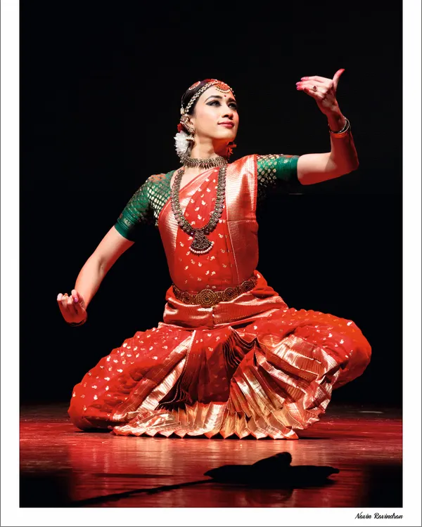 This is the art form that is my breath and my being. Every performance is an offering, a story told through rhythm and grace, connecting the past with the present. This moment, captured during a solo recital, embodies the power and poise of classical Bharatanatyam.