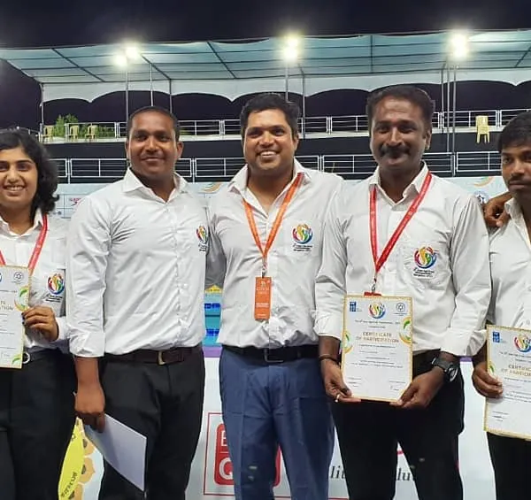 This is Team Dolphin Aquatics. I can proudly say we are one of the best aquatic coaching faculties in India, all certified and dedicated to our swimmers.