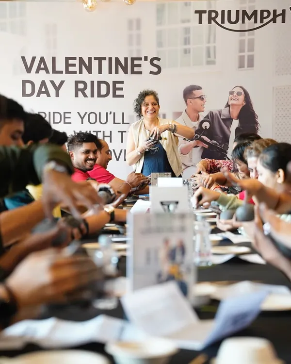 I had a fantastic time hosting the Triumph Motorcycles team for a Valentine's Day ride with a twist. We traded leather jackets for aprons and discovered the joy of slowing down with clay.