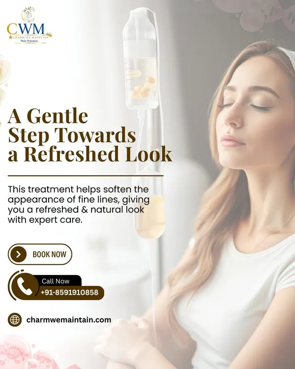 This is a gentle step towards a refreshed and natural look. My wellness drips, like the Gluta IV drip, help support skin radiance and overall detoxification from the inside.