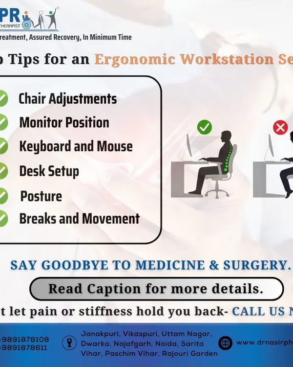 A proper ergonomic workstation is crucial for preventing pain. This guide provides top tips on chair adjustments, monitor position, and desk setup to help you stay healthy and productive at work.