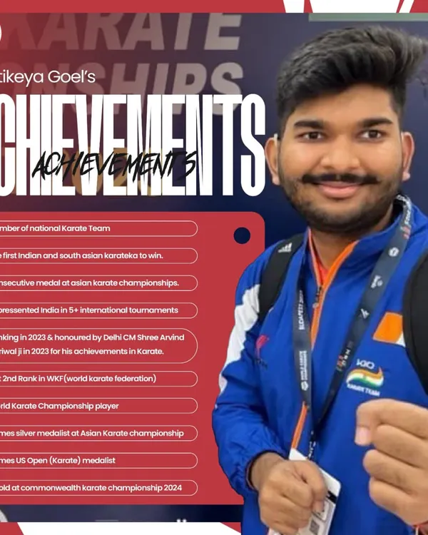 A showcase of my achievements as a member of the National Karate Team. From winning medals at the Asian and Commonwealth Championships to being honored by the Delhi CM, I bring my experience as a world-class athlete to every class I teach.