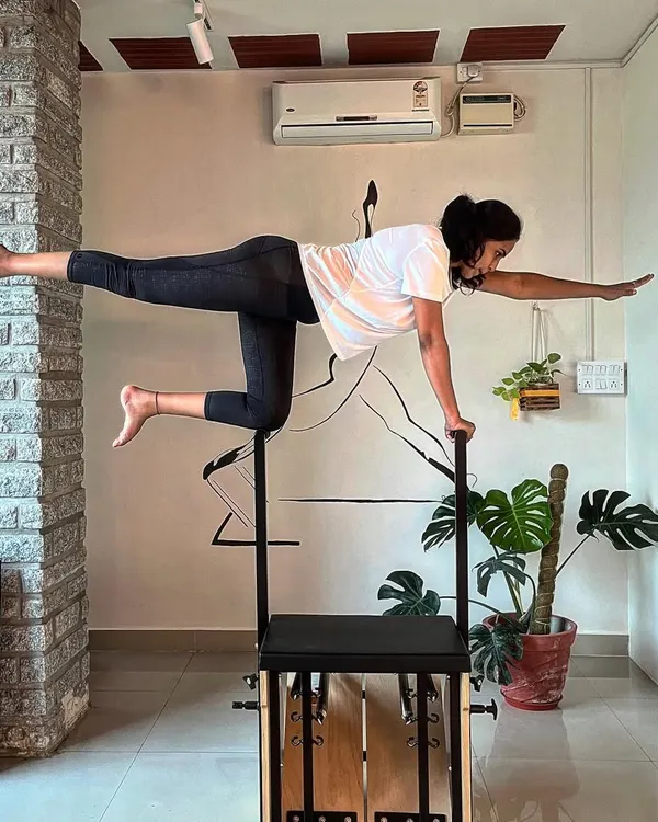 Being fit is a luxury you give yourself. This balance exercise on the Stability Chair requires intense core engagement and focus to maintain a stable, extended line from hand to foot.