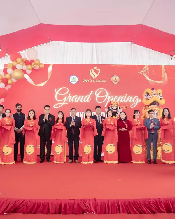 At the grand opening of VNYO Global Yoga Centre in Thanh Hoa City, Vietnam. It was an honor to be among the most influential leaders of the Vietnam Yoga Industry, including the President of the Vietnam Yoga Federation, as we celebrated this new chapter for global yoga.