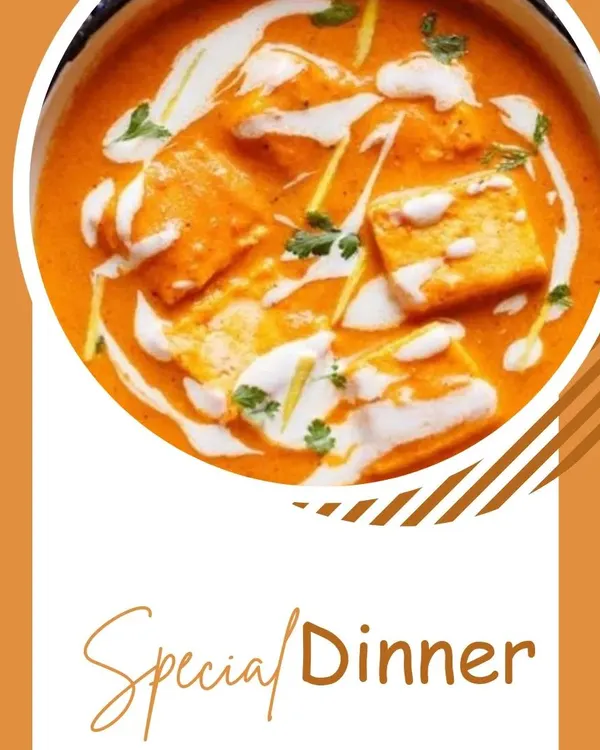 Sometimes we include special dishes like this creamy paneer curry in our dinner menu. It's a customer favorite and brings a restaurant-like treat to your homemade meal plan.