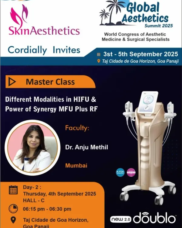 I was honored to be invited as faculty for a Master Class at the Global Aesthetics Summit. I shared my expertise on different modalities in HIFU and the power of combining it with RF for superior results.