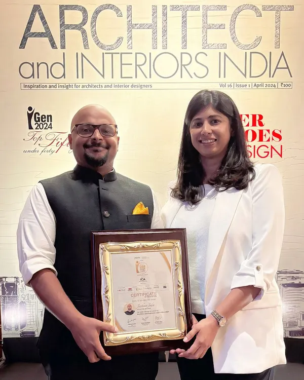 We are honored to be recognized among India's Top 50 Under 40 architects and designers by the iGen 2024 Forum. This award is a testament to our team's passion and hard work.