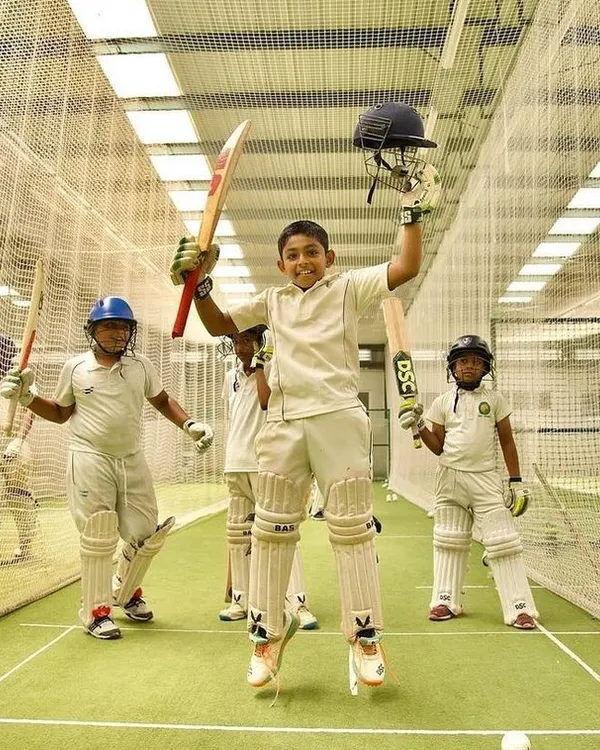 This is the feeling we strive for. The pure joy of a game well played, a skill mastered, and the celebration of hard work paying off in our state-of-the-art indoor nets.