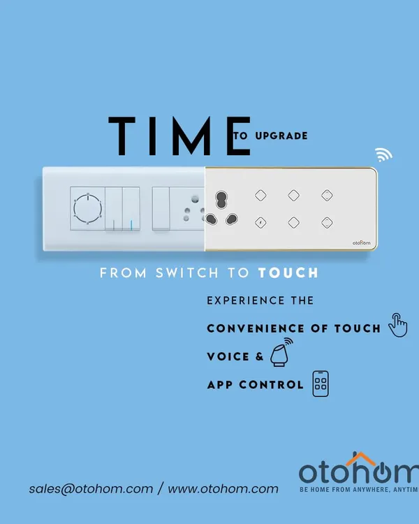 It's time to upgrade from traditional switches to the convenience of touch. Our smart panels offer control via touch, voice, and our app, seamlessly modernizing your home.