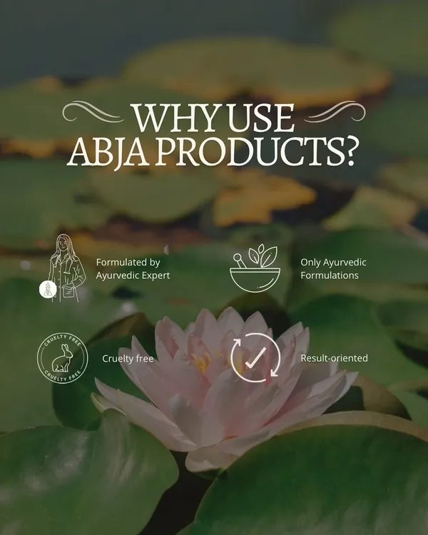 Why use my products? They are formulated by an Ayurvedic expert, use only Ayurvedic formulations, are cruelty-free, and are result-oriented.