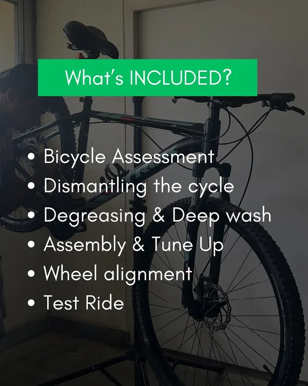 We believe in a transparent and thorough process. This is what’s included in our comprehensive service, from the initial assessment to the final test ride, ensuring nothing is overlooked. Your bike is in expert hands.