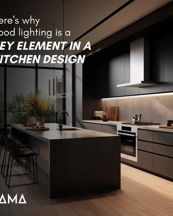 Here is why good lighting is a key element in kitchen design. In this kitchen, a combination of recessed lights, under-cabinet LEDs, and pendant lights over the island creates layers of light for function and ambiance.
