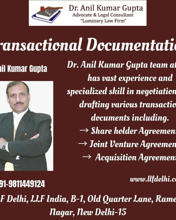 This informational graphic details the scope of our transactional documentation services. We are proficient in drafting Shareholder Agreements, Joint Venture Agreements, and Acquisition Agreements to facilitate smooth corporate dealings.