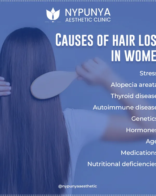 For women, hair loss can be complex. It can be triggered by stress, thyroid issues, hormonal changes like pregnancy or menopause, nutritional deficiencies, and genetics. Identifying the root cause is my first priority before starting any treatment.