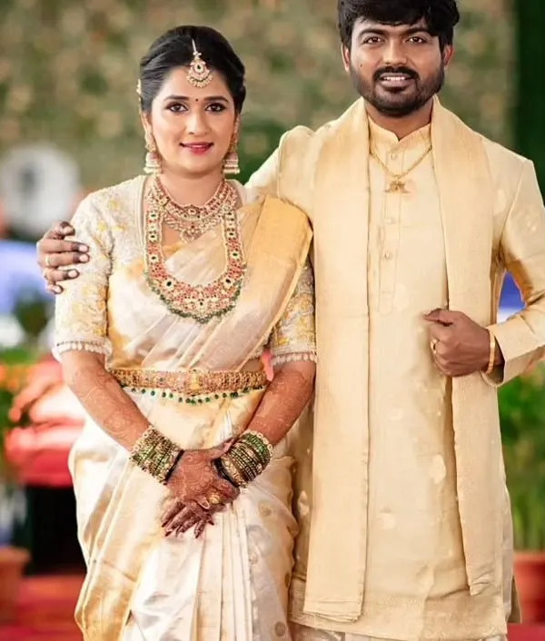 My beautiful bride Usha, looking absolutely radiant on her wedding day. She and her husband make such a lovely couple.