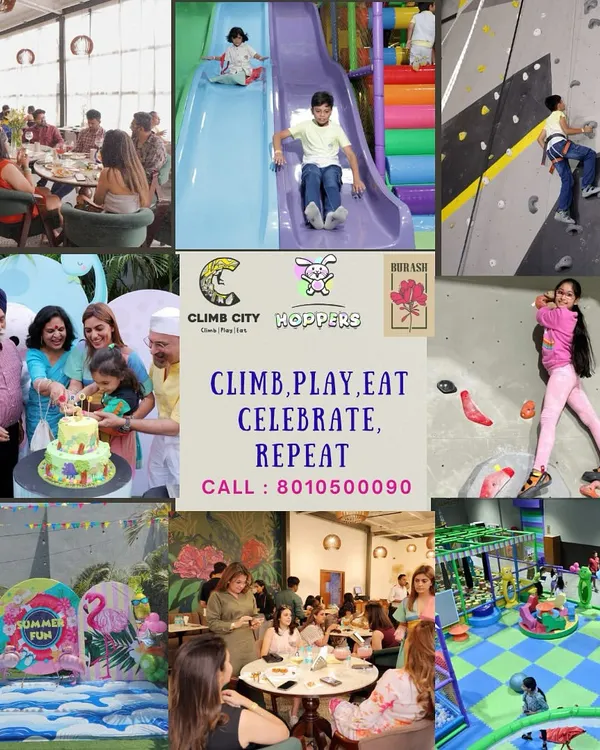 Climb, Play, Eat, Celebrate, Repeat. Our family recreation center offers something for everyone, from the play zone and climbing walls to our fine dining cafe.