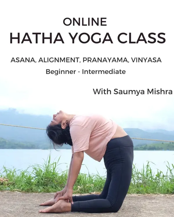 We are back with online classes. I offer both group and personal Hatha yoga classes focusing on asana, alignment, and pranayama for beginner to intermediate levels. DM me for inquiries.