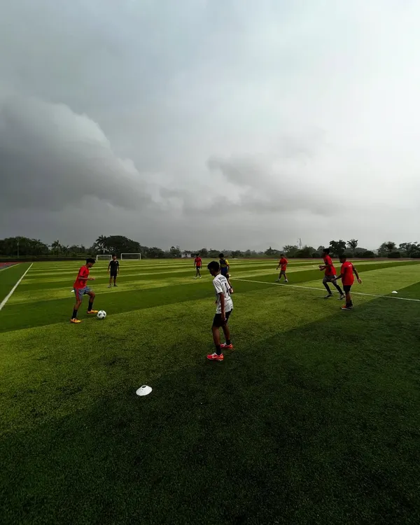 This is the view from our residential academy at the Corvuss American Academy campus. Here, you don't just dream of a professional football career, you live and breathe it every single day on a world-class pitch.