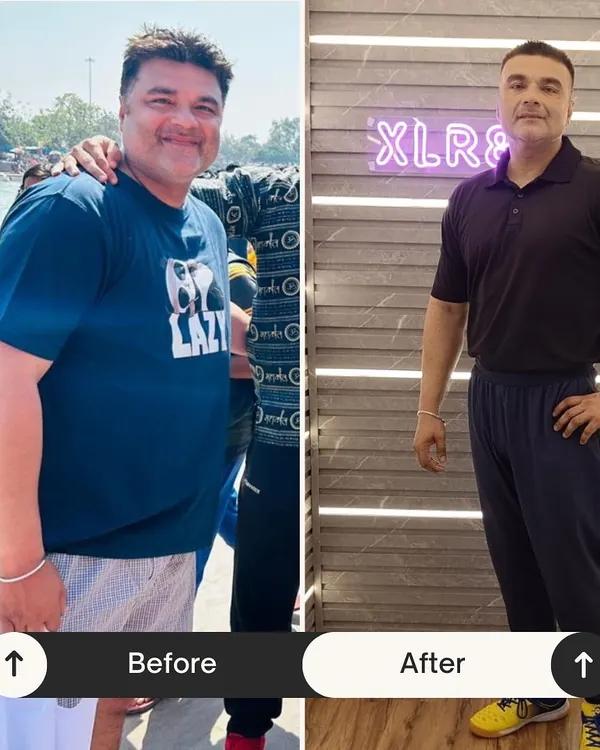 A powerful before and after that shows the complete change possible with consistent effort. This client didn't just lose weight, he built a new, stronger body.