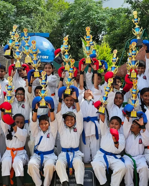 This is what victory looks like. Our young champions from the academy, proudly holding their trophies after a successful tournament. Every trophy represents hours of dedication and the spirit of a winner.