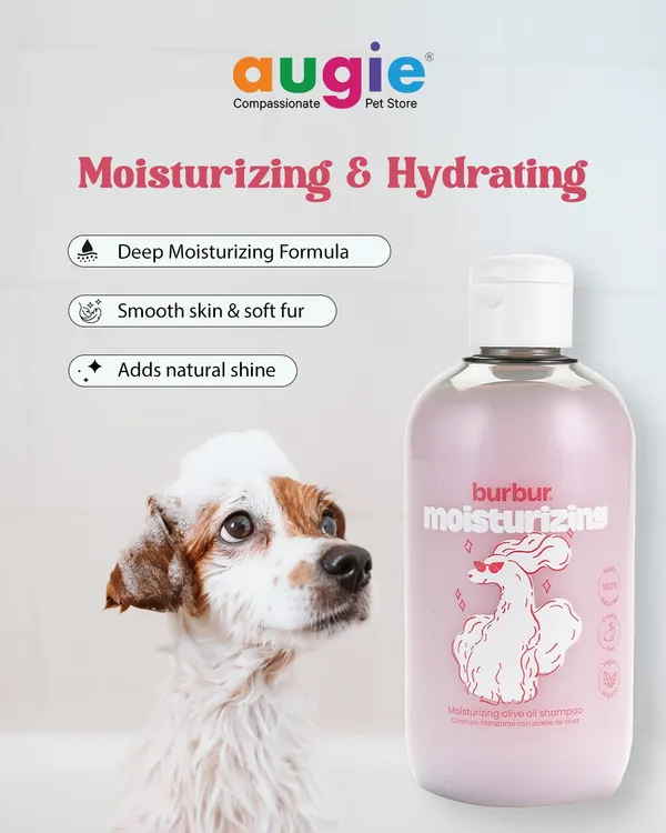 This Burbur Moisturizing shampoo is designed for deep hydration. The formula, which includes olive oil and provitamin B5, leaves your pet with smooth skin, soft fur, and a beautiful natural shine.