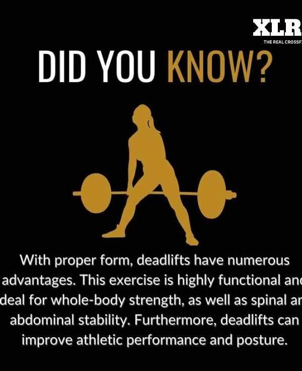 Did you know? With proper form, deadlifts are highly functional and ideal for whole body strength, spinal stability, and improving posture. I teach the correct technique to ensure you get all the benefits.