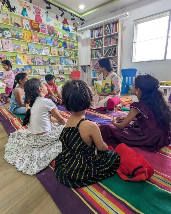 A glimpse from our June Kannada Book Club, held in partnership with DHI Bookstore. It was a wonderful session of stories and conversation. DM us to join the next one!