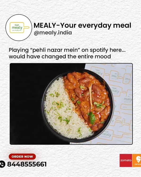 This one is for all the Rajma Chawal lovers. It’s more than just food, it's an emotion! Our homestyle rajma is slow-cooked to perfection and served with steamed basmati rice.