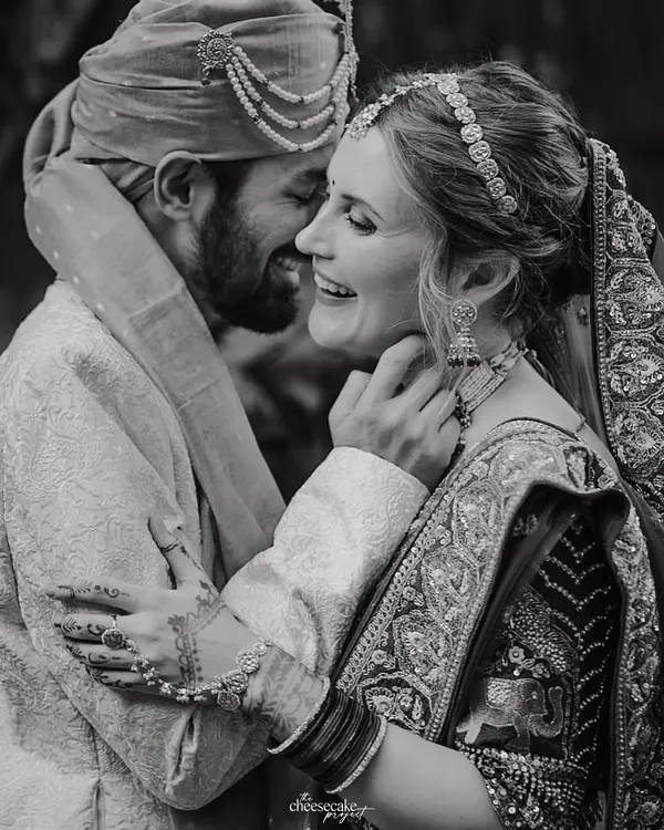 This is why I love black and white. It strips away everything but the pure, joyful connection between two people.
