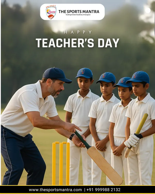 Happy Teacher's Day to all the mentors who guide and shape us. This image of a coach with young players represents our commitment to being more than just coaches; we are mentors for life.
