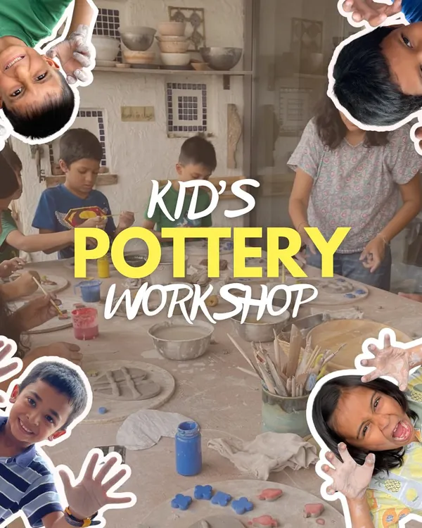 Sunday mornings are for our Kid's Pottery Workshop! It's an absolute blast watching these little artists get their hands messy and let their creativity flow.