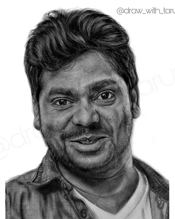 My tribute to comedian Zakir Khan. This hyperrealistic drawing took 10 months of on and off work, but finishing it was a huge personal achievement.