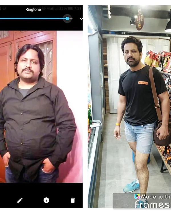 This is what real commitment looks like. My client took on my 90-day transformation challenge and went from 110 kg to 75 kg. This 35 kg weight loss is proof that with a custom plan and your hard work, anything is possible.