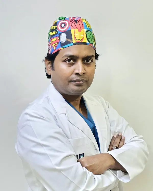 A portrait of me, Dr. Ashwani Kumar Singh. I am a board-certified plastic surgeon dedicated to providing the highest standard of care to my patients in Noida and Greater Noida.