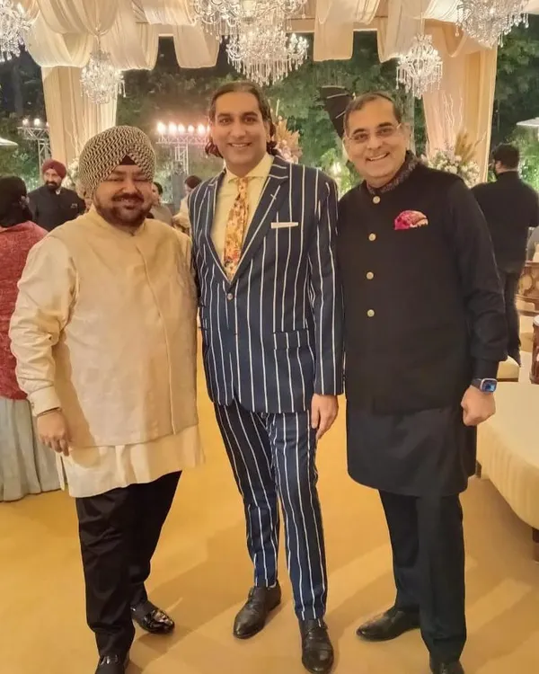 With celebrated fashion designer JJ Valaya and another distinguished guest at a wedding event. It is always a pleasure to collaborate with and serve creative visionaries.