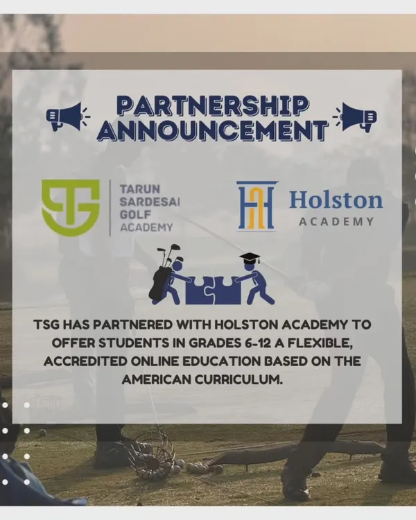 Partnership Announcement: TSG has partnered with Holston Academy to offer students in grades 6-12 a flexible, accredited online education based on the American curriculum, allowing them to balance academics and golf.