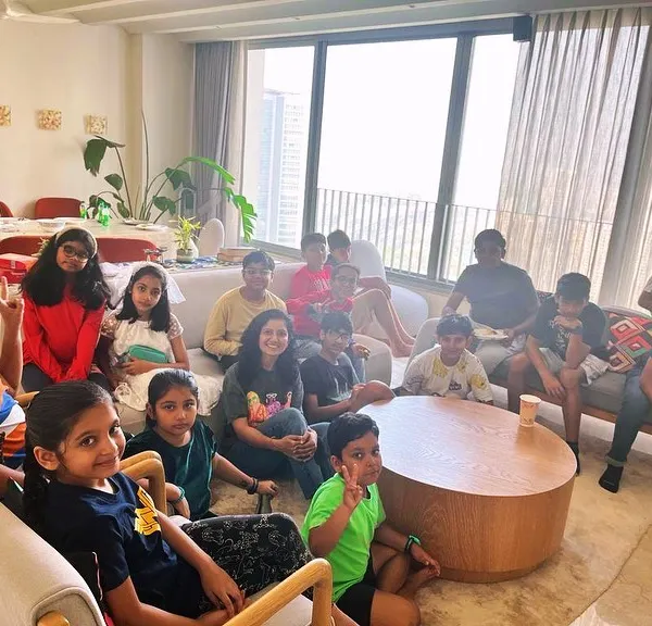 A happy group of my students gathered together during one of our offline meetups. Building a sense of community and friendship is just as important as learning to code.
