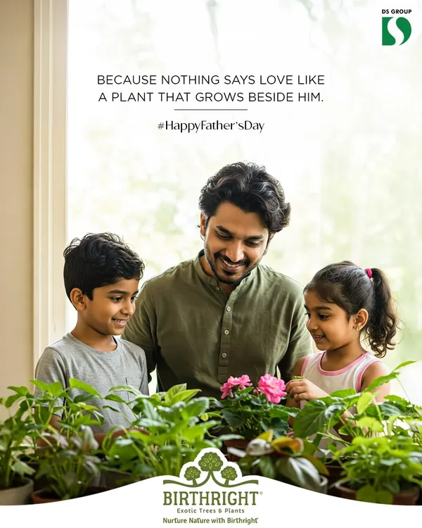 Nothing says love like a plant that grows beside him. This Father's Day, gift a memory that you can nurture together.