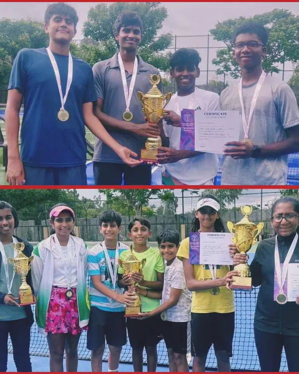 We are incredibly proud of our players who represented their school to win the overall champions trophy at the Inter School Tennis Tournament, securing first place in all categories.