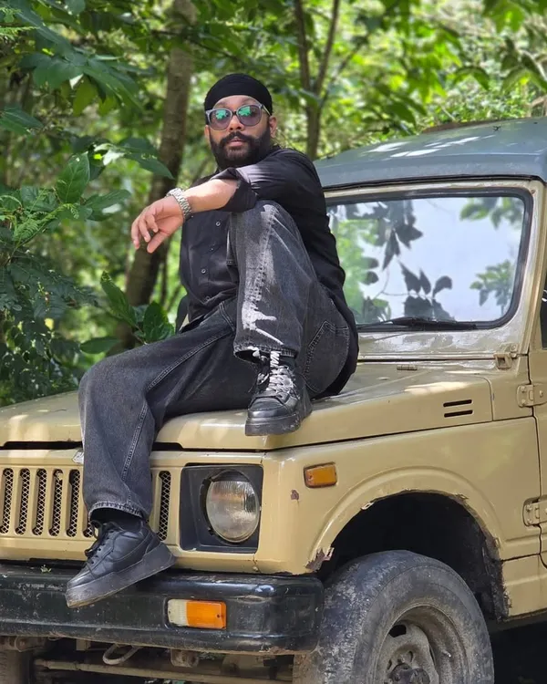 Taking a moment on a classic Gypsy during a Jim Corbett safari. These adventure tours are perfect for anyone who loves nature, wildlife, and the thrill of an off-road journey through the jungle.