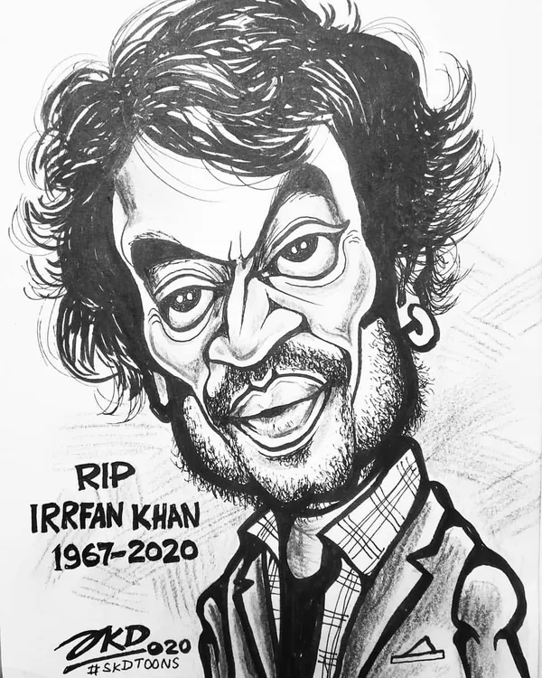 My tribute to the unforgettable Irrfan Khan. His passing was a huge loss for cinema, and this was my way of honoring his incredible talent.