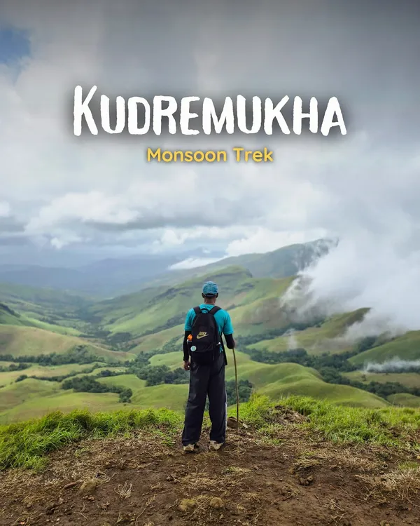 This is what it feels like to be on top of the world. We chase views like this at Kudremukha, where the rolling green hills meet the clouds. This is more than a trek; it's a weekend of pure magic.