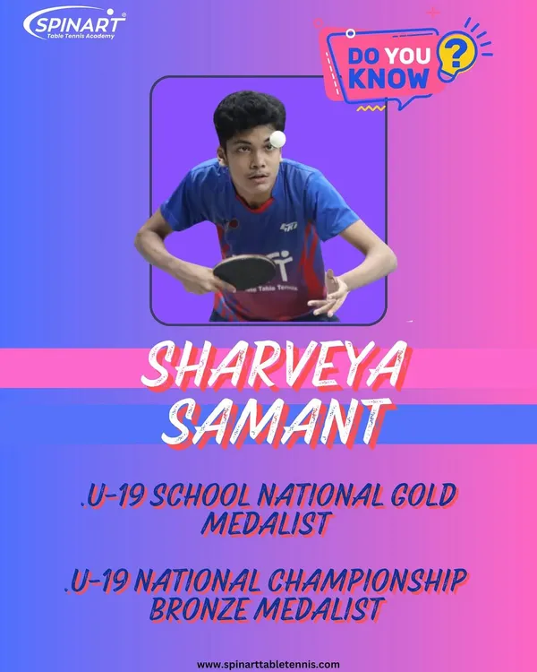Get to know Sharveya Samant, our U-19 School National Gold Medalist and U-19 National Championship Bronze Medalist. He is one of our most promising competitive players.